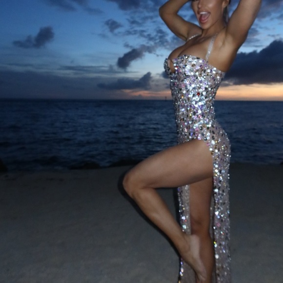 Embellished Evening Gown - Picture 5 of 12